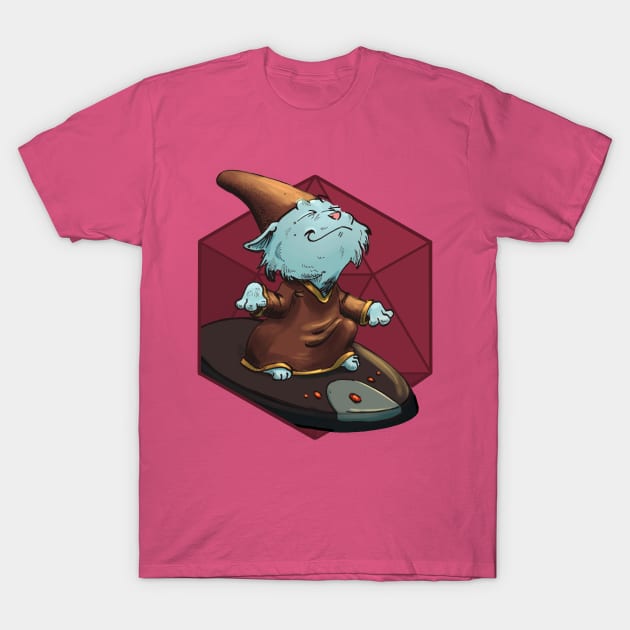 RPG cat funny wizard on a hoover T-Shirt by Carlos CD